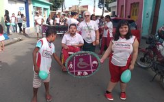 Pacientes desfilaram pelas ruas históricas de Porto Calvo