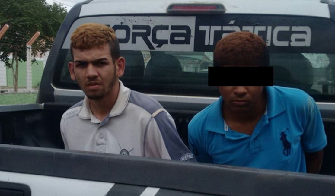 Dupla é detida com moto roubada em Arapiraca