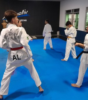 [Vídeo] Atletas arapiraquenses de Taekwondo treinam forte visando Copa Nordeste