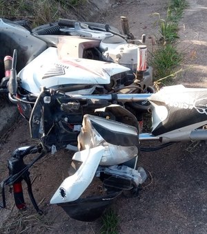 Acidente com moto deixa uma vítima fatal na zona rural de Girau do Ponciano