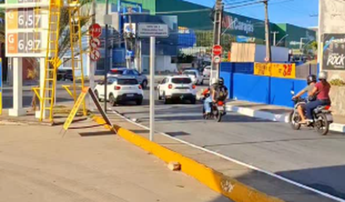 Mais de 6 mil motoristas são multados por conversão irregular em cruzamento de Maceió