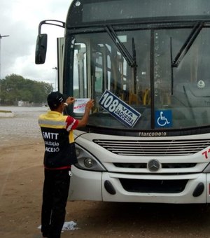SMTT: operação em terminais lacra ônibus em situação irregular 