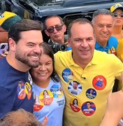 Chico Filho declara apoio a Francisco Sales durante ato de campanha em Maceió