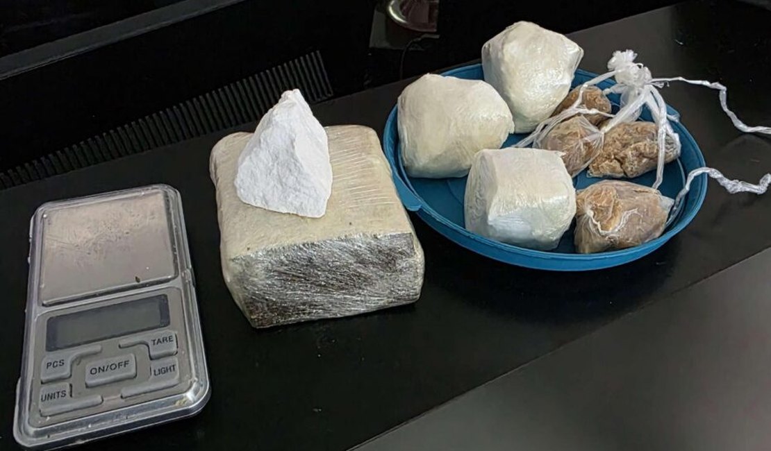 Suspeito de encabeçar comércio ilegal de drogas é preso em Riacho Doce