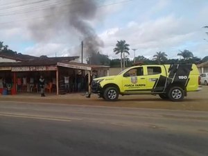 Em Arapiraca, polícia acaba manifestação em rodovia contra morte de suposto traficante