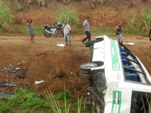 Morre mais uma vítima do capotamento de veículo complementar na AL-413, diz HGE