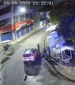 Videomonitoramento da SSP flagra agressão contra mulher e autor é preso em flagrante