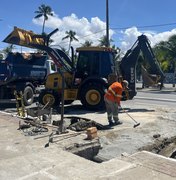 Obra de drenagem interdita parcialmente Av. Industrial Cícero Toledo, no Jaraguá