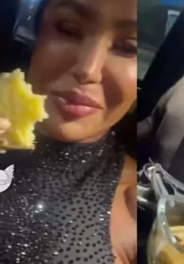 Gracyanne mostra novo namorado segurando sua marmita: 'Raiz'