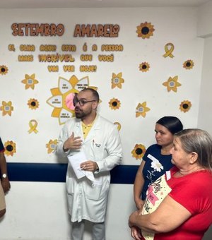 Hospital de Emergência do Agreste desenvolve atividades de acolhimento durante o Setembro Amarelo