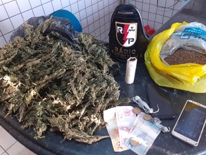 Idoso de 73 anos é preso por tráfico de drogas em Teotônio Vilela