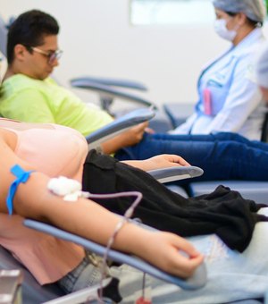 Hemoal realiza coleta externa de sangue na cidade de Arapiraca nesta terça-feira
