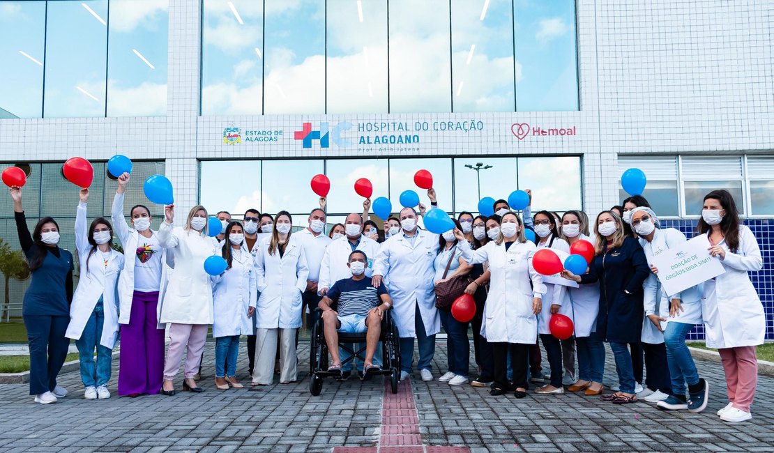 Segundo paciente submetido a transplante renal no Hospital do Coração Alagoano recebe alta