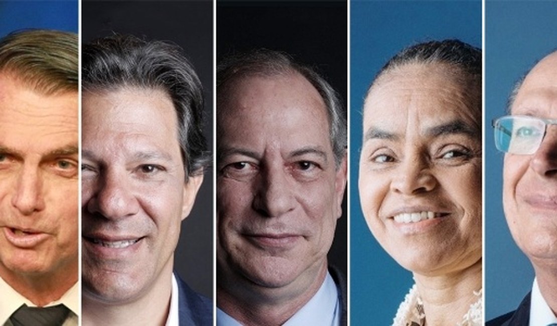 Ibope: Bolsonaro tem 28%; Haddad, 22%; Ciro, 11%; Alckmin, 8%; e Marina, 5%