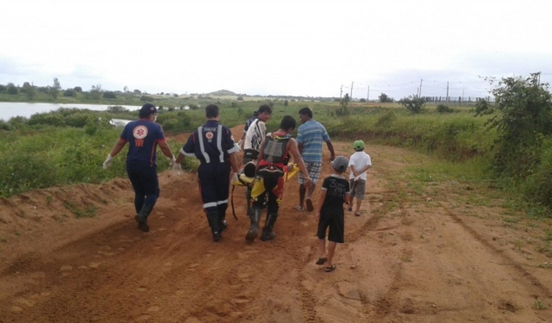 Motociclista sofre acidente durante treino de motocross em Arapiraca