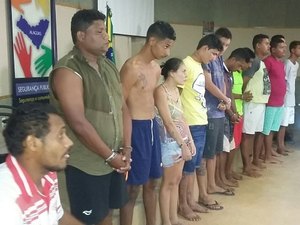Operação prende 12 suspeitos de tráfico e homicídios; 11 integrariam mesma quadrilha