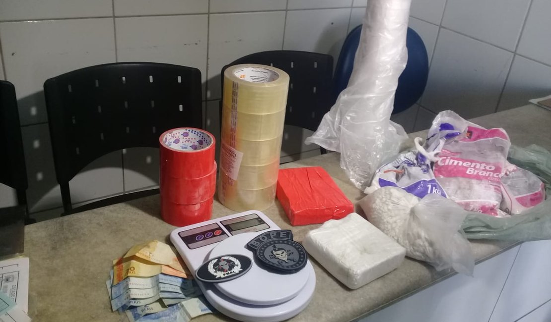 Polícia prende suspeito de tráfico de drogas em Maceió 