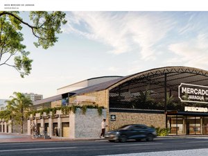 Ideral diz que substituição do teto do Mercado de Jaraguá faz parte do projeto de reforma