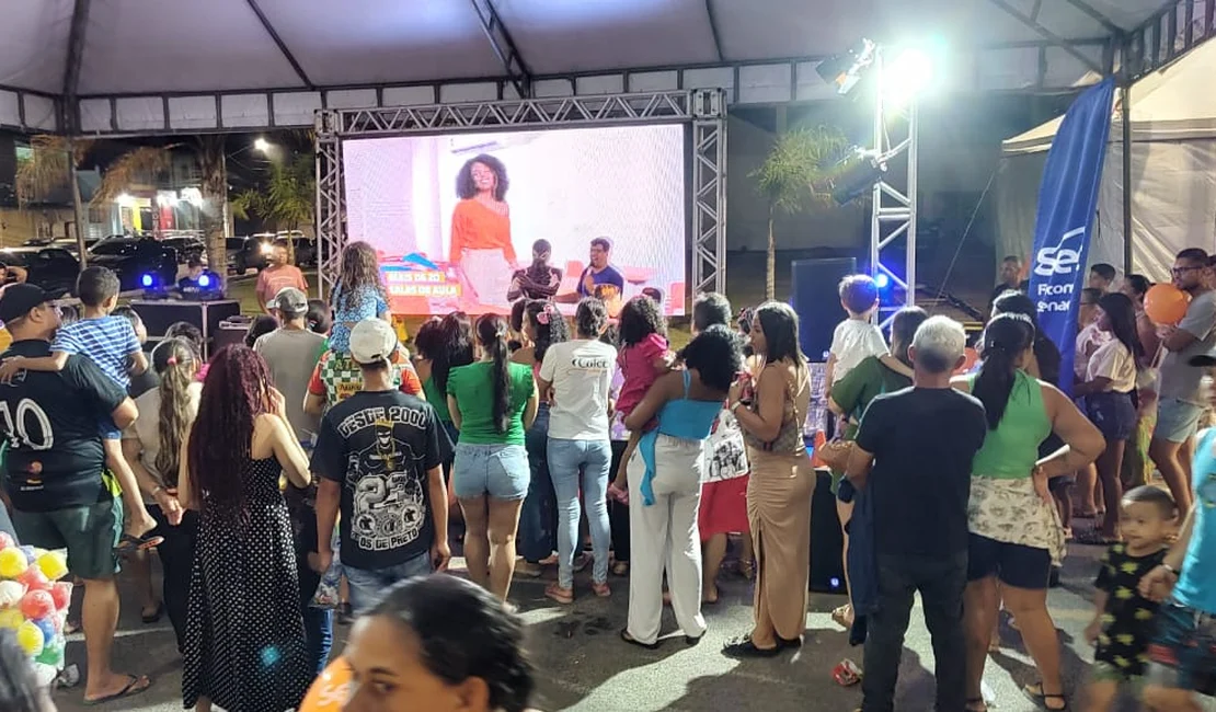 'Brincando no Parque' encantou famílias e levou alegria e diversão para as crianças em Arapiraca