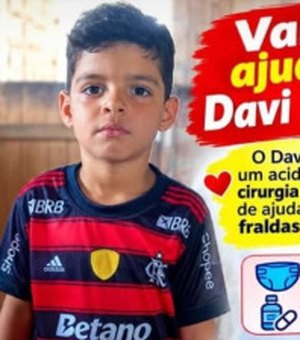 Criança de São Sebastião sofre acidente e família pede ajuda para custear tratamento