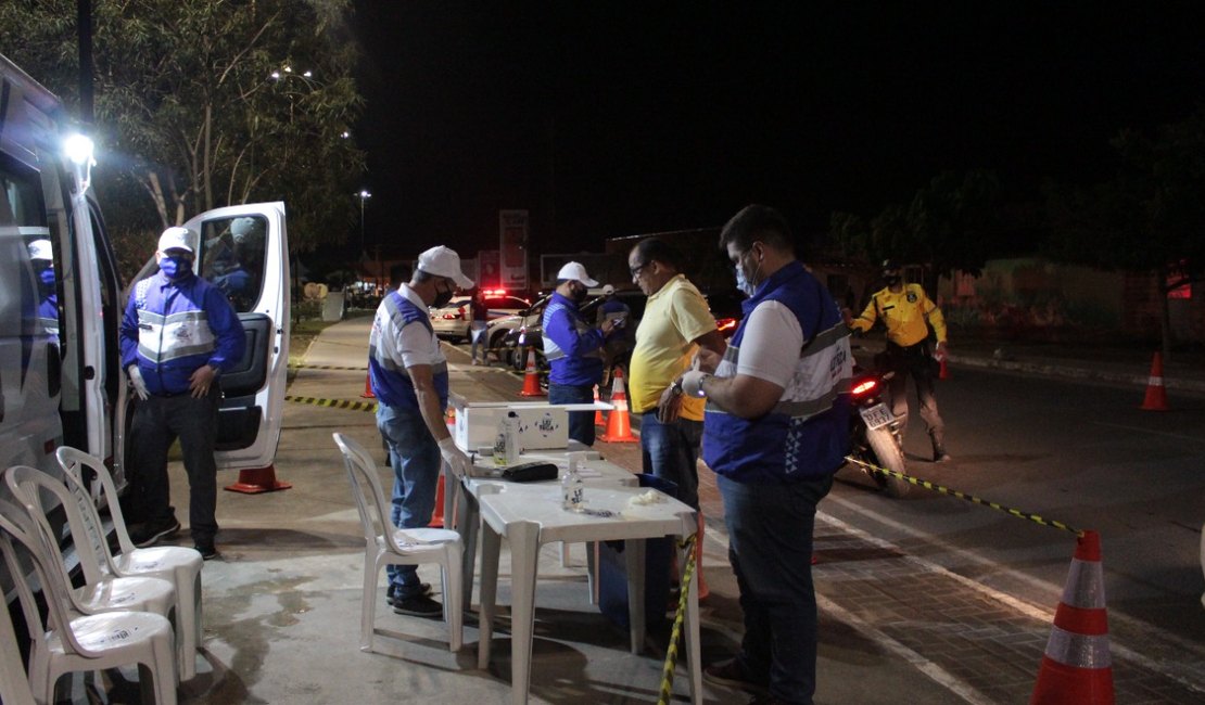 Operação Lei Seca realiza mais de 80 abordagens em Arapiraca