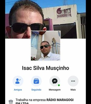 Radialista de Maragogi é alvo de perfil falso no Facebook