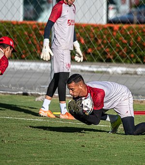 CRB intensifica preparação para duelo contra o Goiás pela Série B