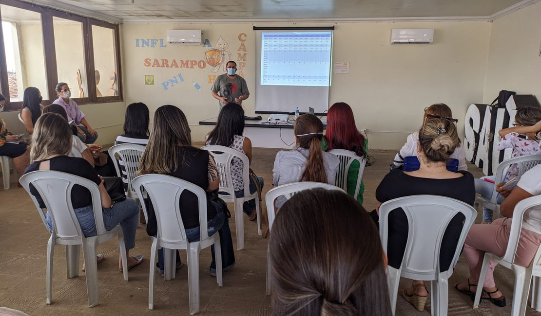 Equipes do PSF de Lagoa da Canoa participam de reunião de planejamento anual