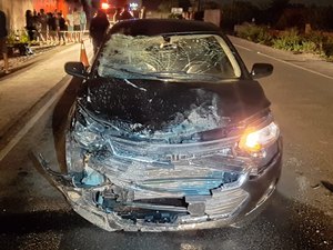 Colisão  resulta em morte de um motociclista, em São Sebastião