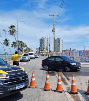 Trânsito de diferentes bairros de Maceió será bloqueado no fim de semana