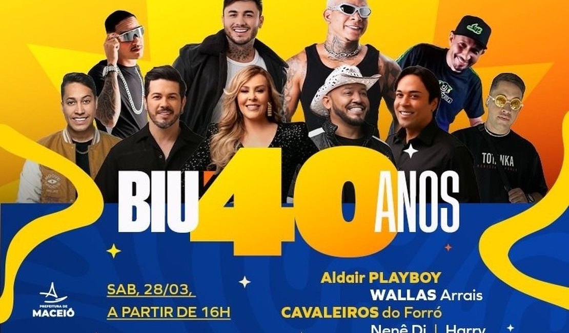 Benedito Bentes celebra 40 anos com grande festa neste sábado (28)