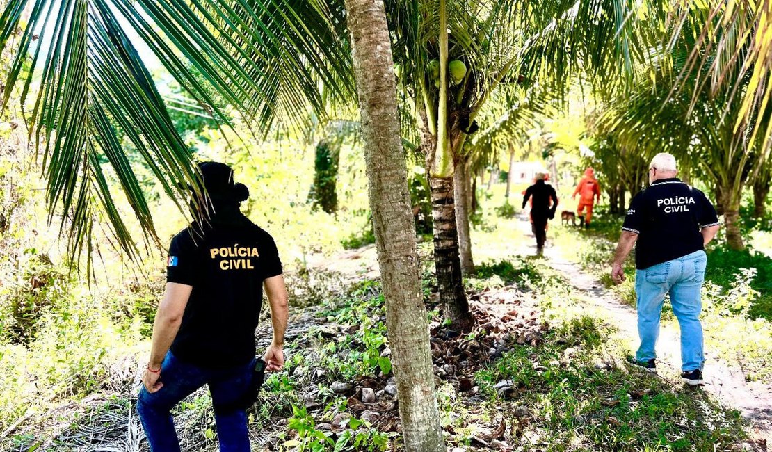 Operação integrada localiza corpo de João Paulo na Ilha do Meio, em Marechal Deodoro
