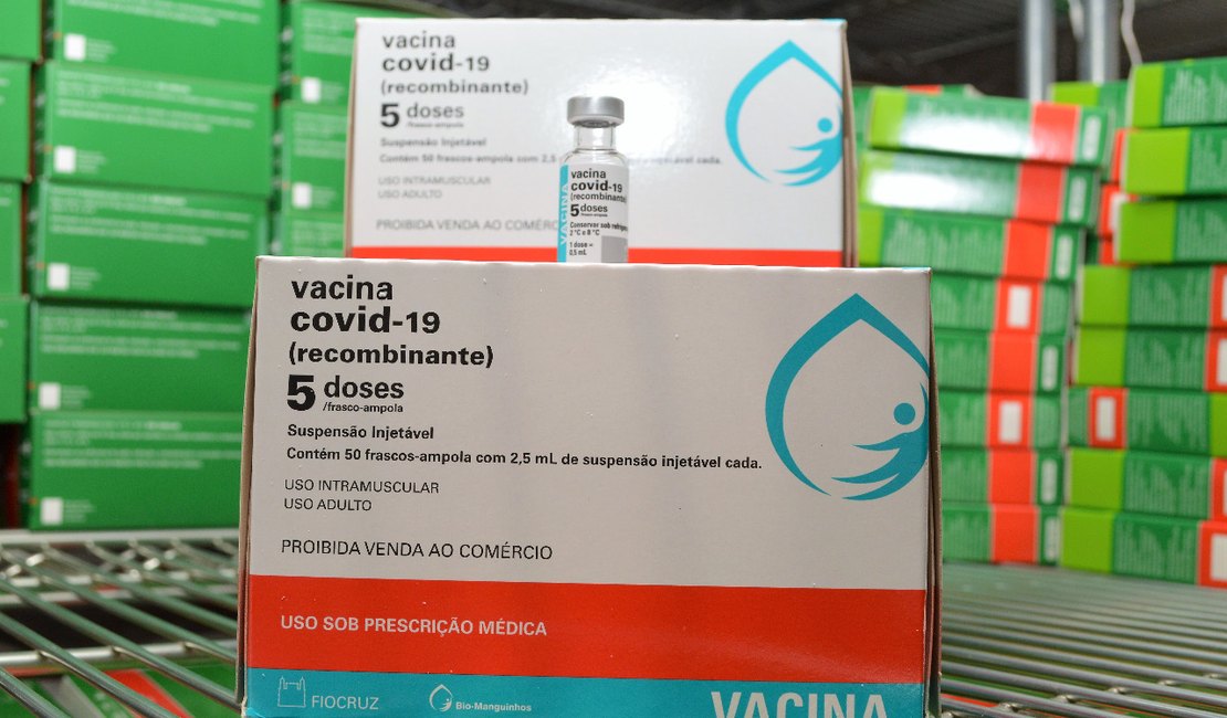 Alagoas recebe mais 66.900 doses de vacinas contra a Covid-19 nesta quinta (29)
