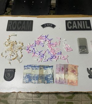PM apreende drogas após denúncia anônima em São Miguel dos Campos