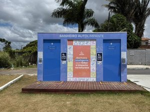 Prefeitura de Maceió instala banheiro autolimpante no Mirante da Santa Amélia