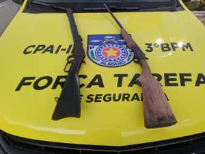 Homem é detido por furto de energia e posse irregular de arma de fogo
