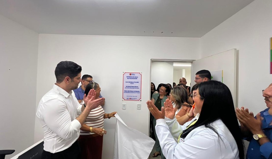 Prefeitura de Palmeira inaugura sala de Telessaúde na UBS Edval Gaia