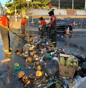 Ambulantes realizam protesto no Centro de Maceió