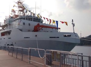 Navio de Pesquisa Hidroceanográfico 'Vital de Oliveira' visita Porto de Maceió