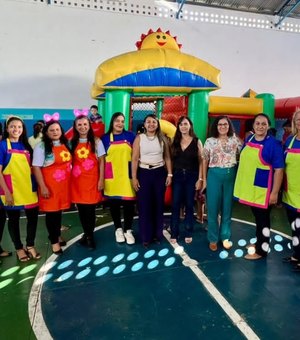 Programa Criança Feliz promove festa para 250 crianças em Palmeira dos Índios