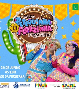 Petequinha e Florzinha se apresentam neste domingo (29) em Arapiraca