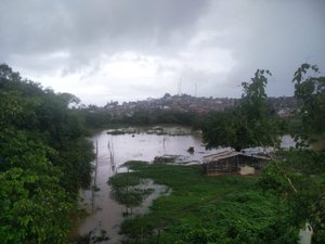Chuva rompe cano mestre e prejudica fornecimento de água em Porto Calvo