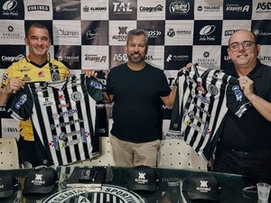 Novo Executivo de Futebol do ASA e técnico Ranielle Ribeiro são apresentados durante coletiva