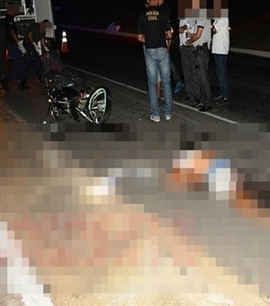 Colisão entre carreta e moto deixa uma pessoa morta na BR-423 