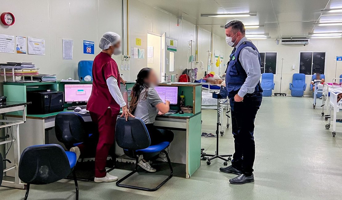 Em fiscalização em UPA, Leonardo Dias volta a constatar problemas de transferência de pacientes