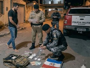 Suspeito tenta fugir da polícia, mas é preso com drogas no Trapiche da Barra