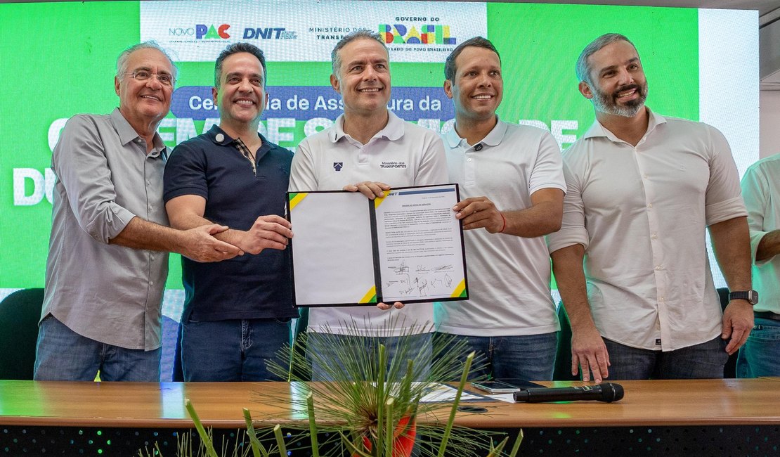 Paulo Dantas e Renan Filho autorizam início da duplicação da BR-104 em AL