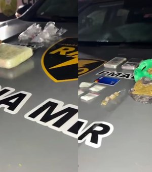 Homem é preso por tráfico de drogas com maconha e cocaína em Maceió