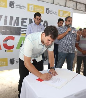 Prefeito Cacau lança programa e anuncia pavimentação de mais de 30 ruas 