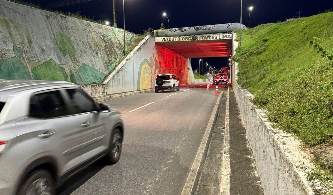 Iluminação cênica em viadutos integra campanhas educativas